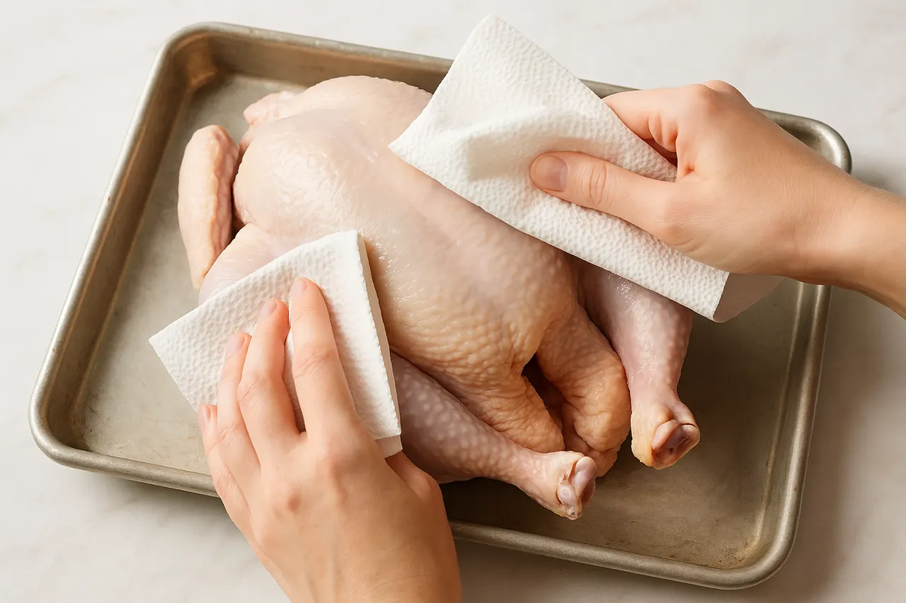 How to brine poultry for juicier meat — Step 7: Rinse, dry, and rest