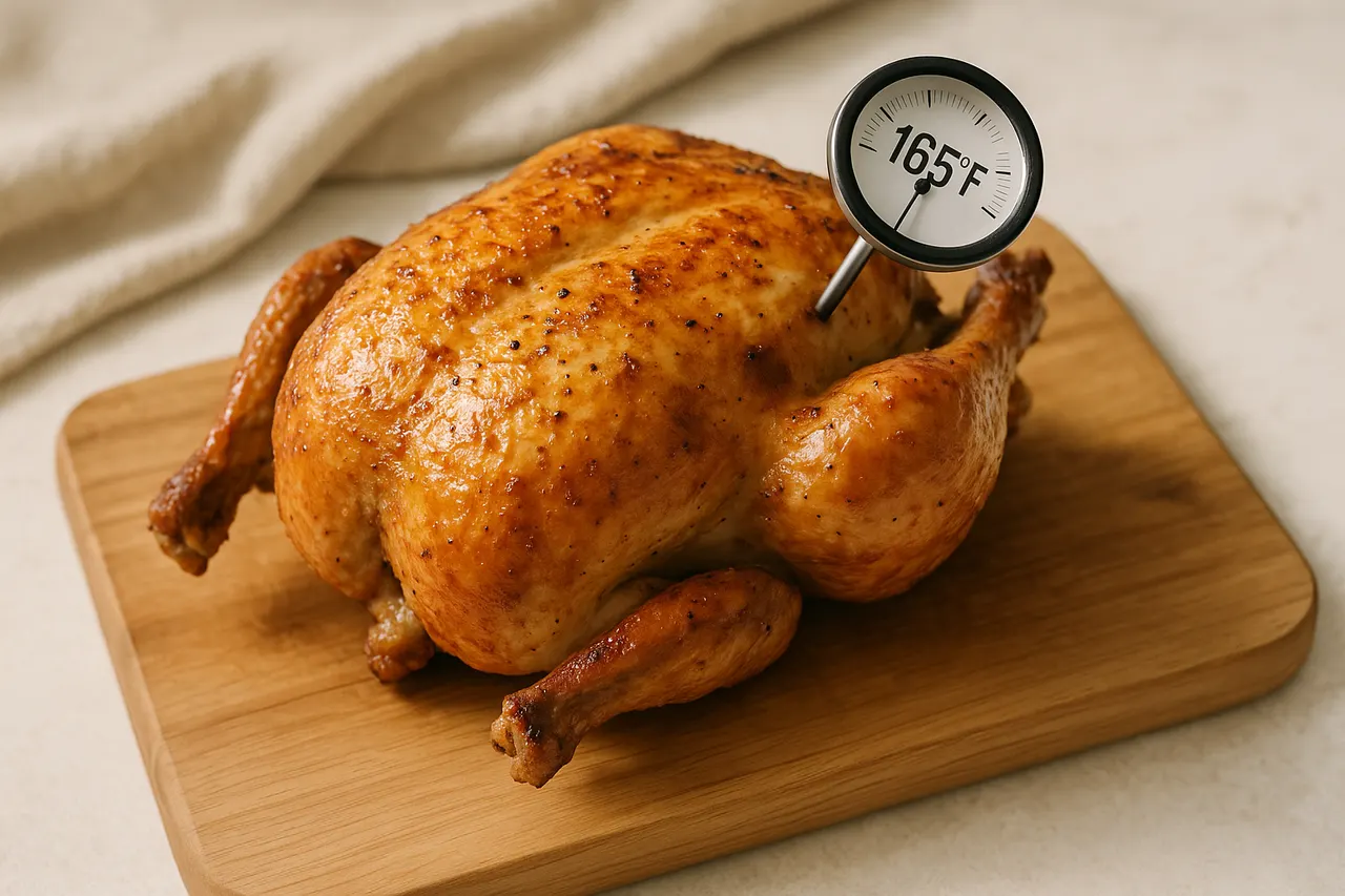 How to brine poultry for juicier meat — Step 8: Cook to safe temperature