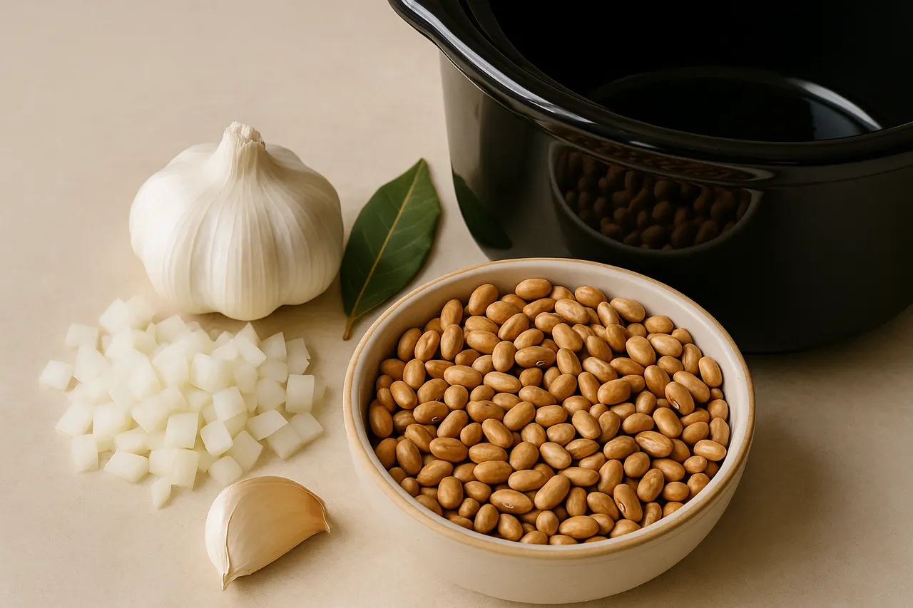 How to cook dried beans in a pressure cooker/Instant Pot — Step 4: Add aromatics and acid later