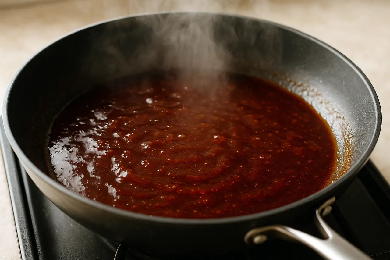 How to deglaze a pan and use the fond for flavor — Step 5: Reduce and concentrate