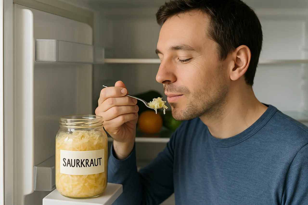 How to ferment vegetables at home (sauerkraut or kimchi) — Step 7: Taste, move to cool storage