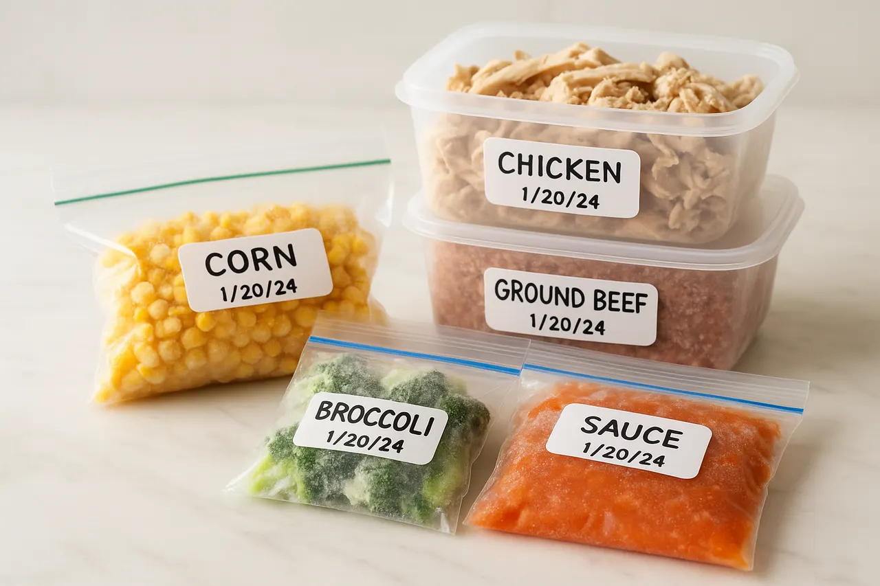 How to freeze and reheat leftovers safely — Step 2: Portion for convenience