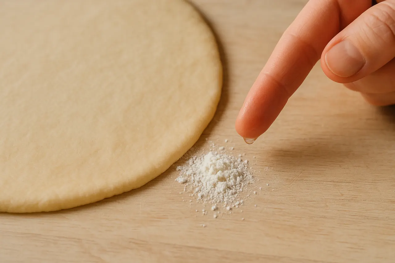 How to knead bread dough by hand effectively — Step 4: Check for stickiness and adjust