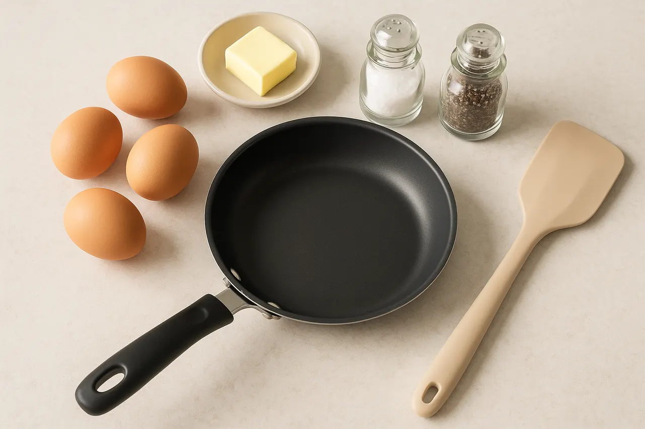 How to make a classic French omelette — Step 1: Gather ingredients and tools