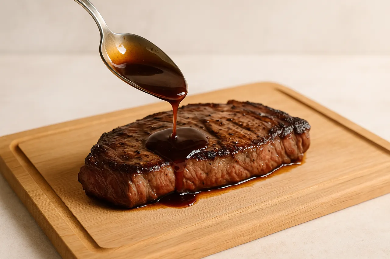 How to make a quick pan sauce after cooking meat — Step 7: Taste and adjust then serve