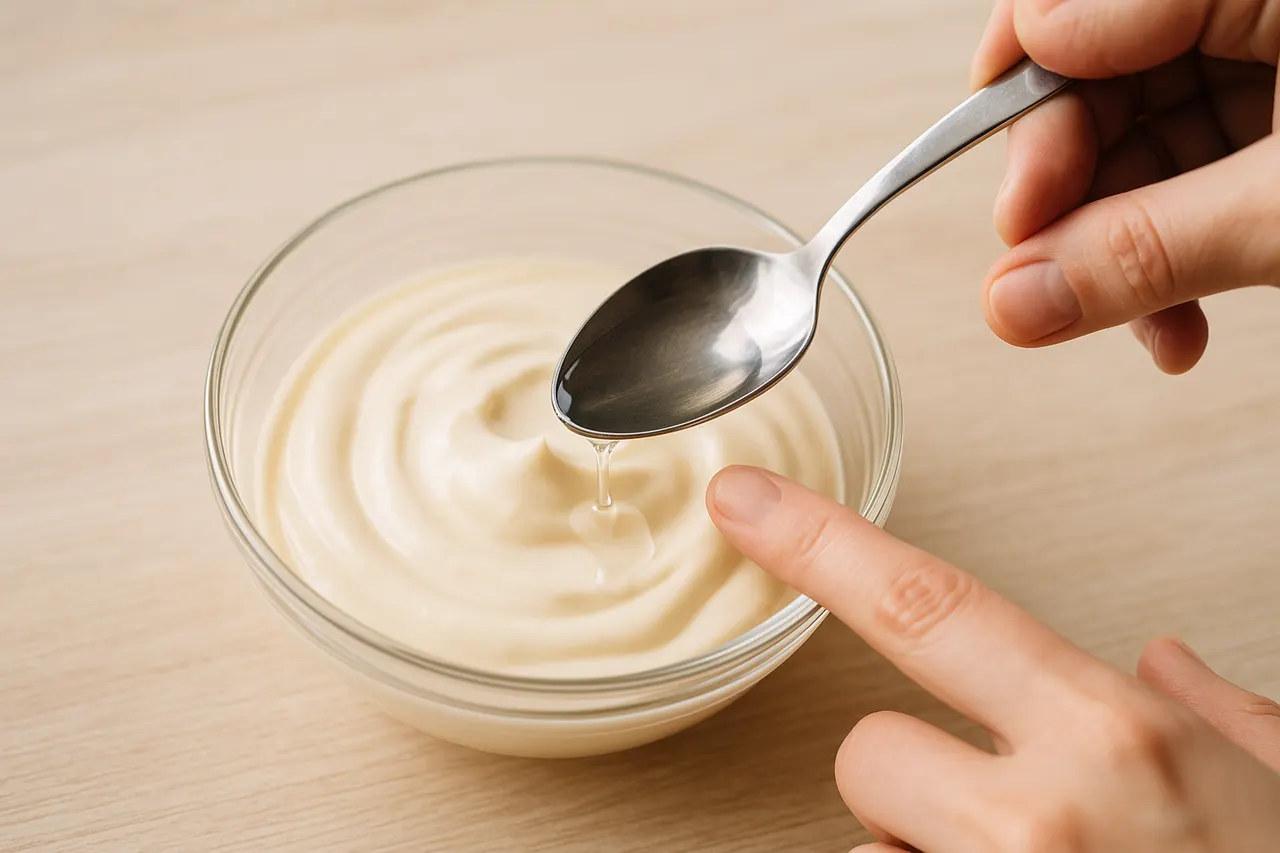 How to make homemade mayonnaise from scratch — Step 5: Adjust texture and flavor