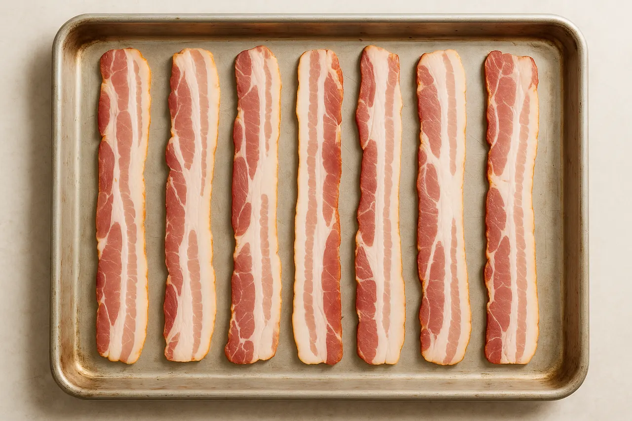 How to make perfectly crispy bacon in the oven — Step 4: Arrange bacon in a single layer