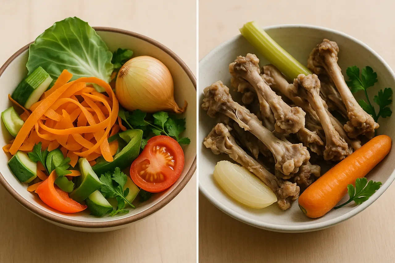 How to make vegetable or chicken stock from kitchen scraps — Step 2: Decide vegetable or chicken stock