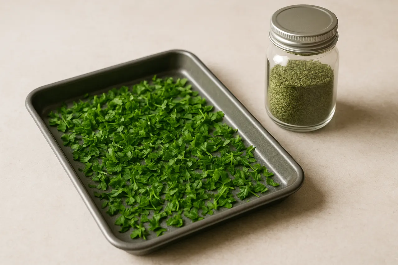 How to store fresh herbs to keep them longer — Step 6: Dry herbs for long-term storage